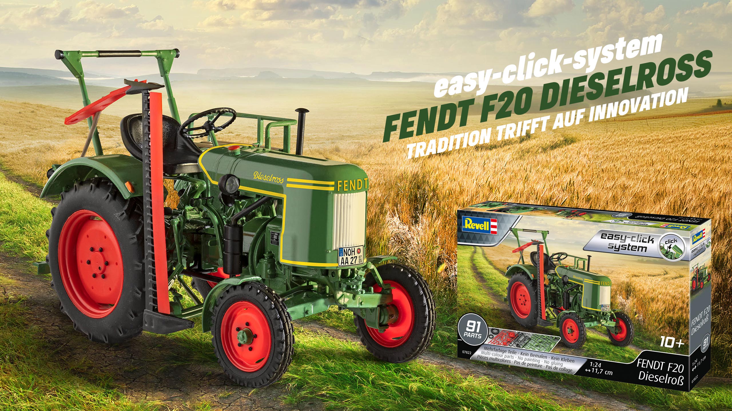 Fendt F20 Dieselroß Traktor easy-click-system